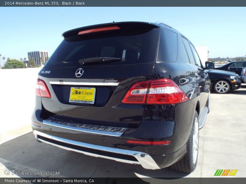 Black / Black 2014 Mercedes-Benz ML 350