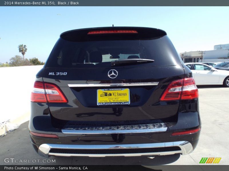 Black / Black 2014 Mercedes-Benz ML 350