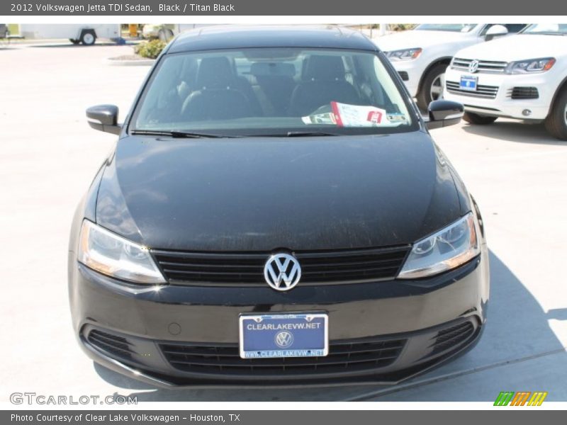 Black / Titan Black 2012 Volkswagen Jetta TDI Sedan