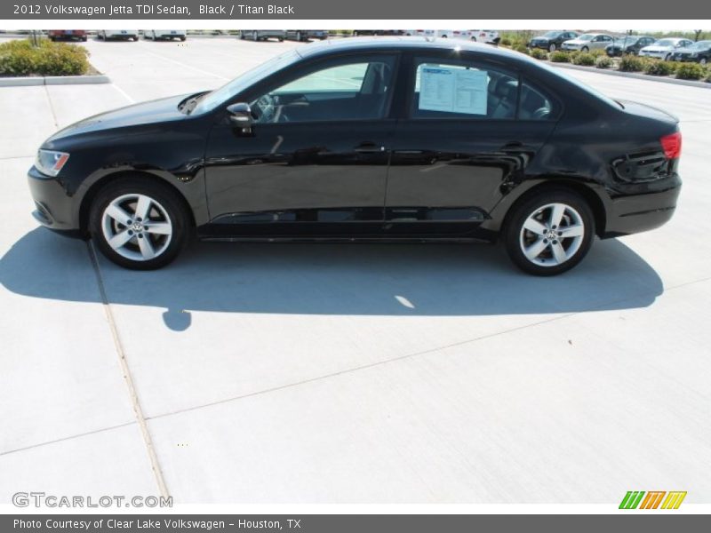 Black / Titan Black 2012 Volkswagen Jetta TDI Sedan