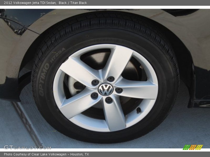 Black / Titan Black 2012 Volkswagen Jetta TDI Sedan