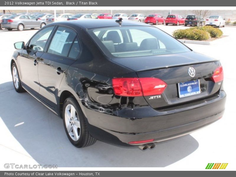 Black / Titan Black 2012 Volkswagen Jetta TDI Sedan