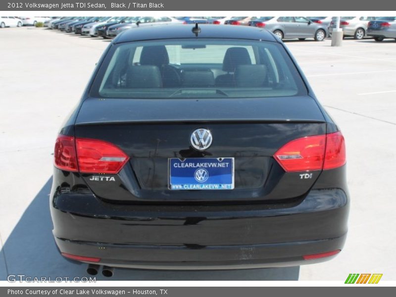 Black / Titan Black 2012 Volkswagen Jetta TDI Sedan