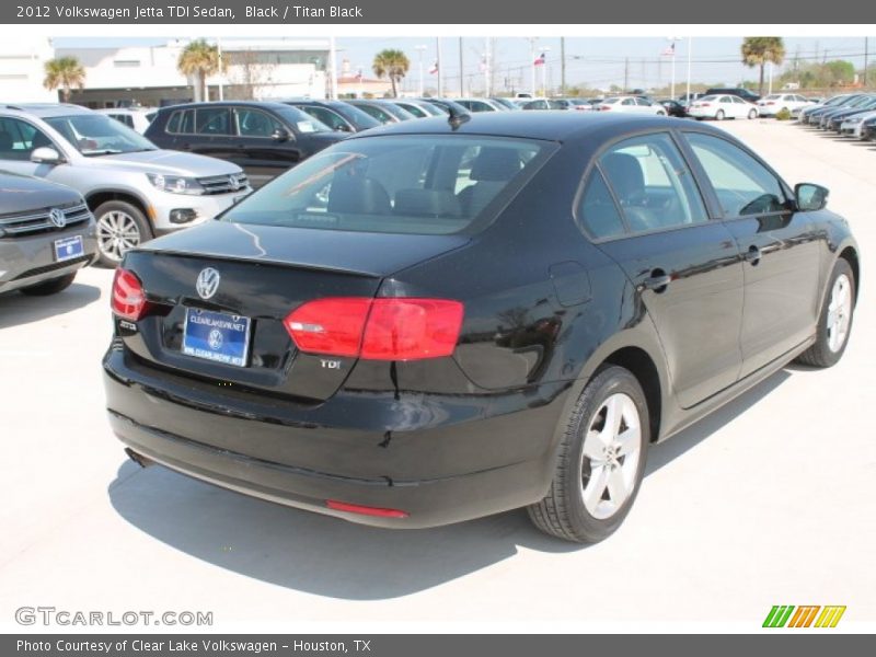 Black / Titan Black 2012 Volkswagen Jetta TDI Sedan
