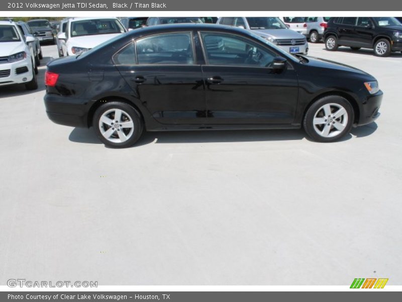 Black / Titan Black 2012 Volkswagen Jetta TDI Sedan