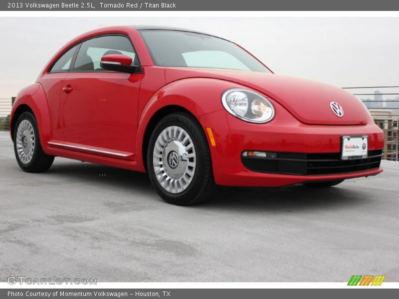 Tornado Red / Titan Black 2013 Volkswagen Beetle 2.5L