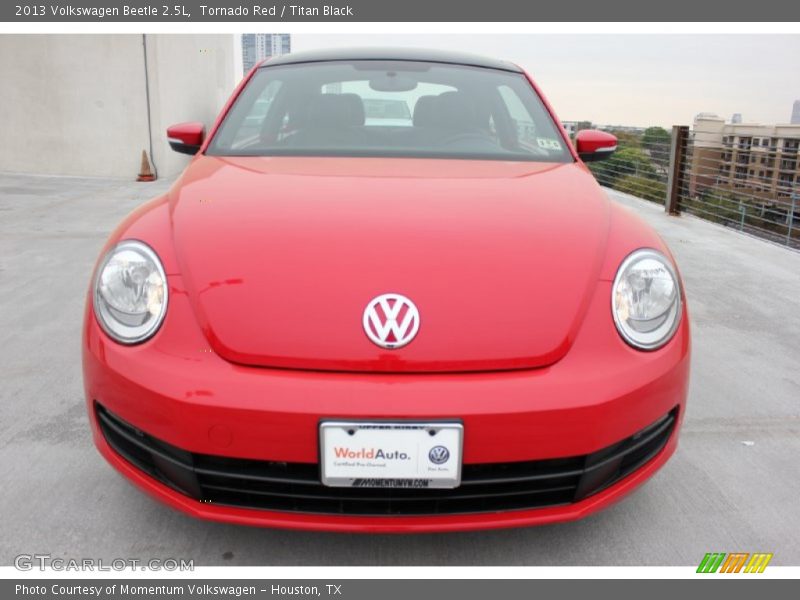 Tornado Red / Titan Black 2013 Volkswagen Beetle 2.5L