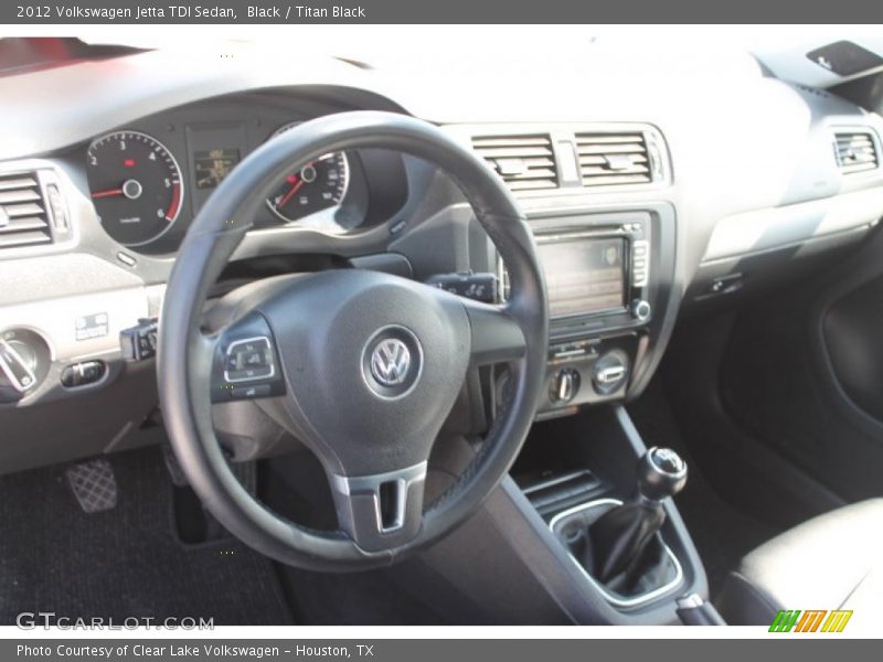 Black / Titan Black 2012 Volkswagen Jetta TDI Sedan