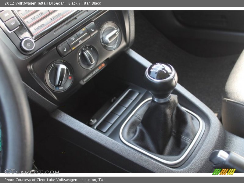 Black / Titan Black 2012 Volkswagen Jetta TDI Sedan