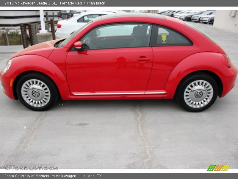 Tornado Red / Titan Black 2013 Volkswagen Beetle 2.5L