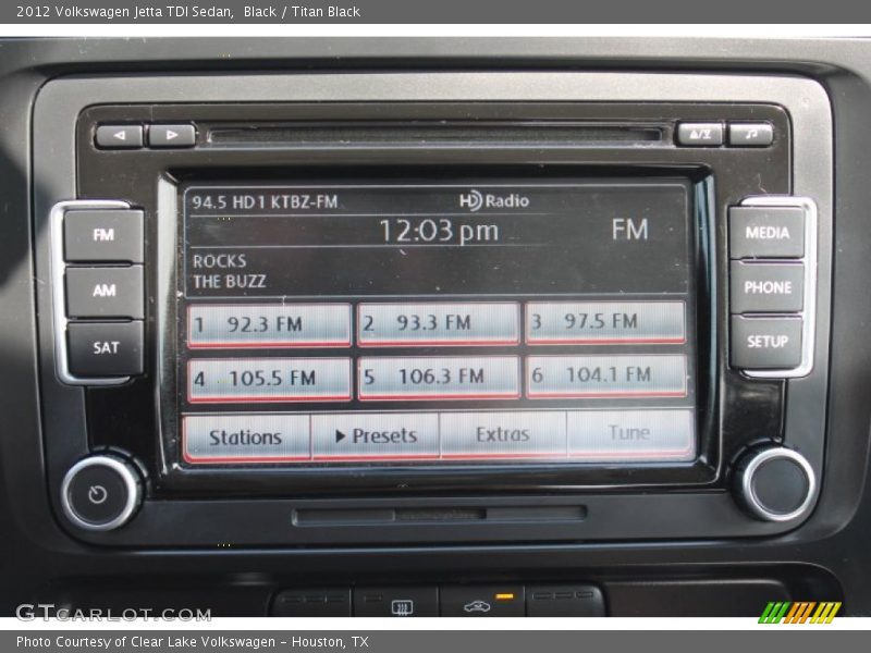 Black / Titan Black 2012 Volkswagen Jetta TDI Sedan