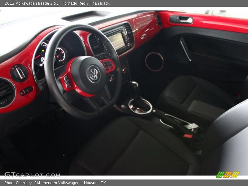 Tornado Red / Titan Black 2013 Volkswagen Beetle 2.5L