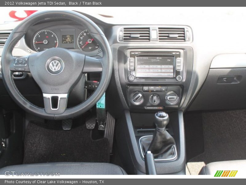 Black / Titan Black 2012 Volkswagen Jetta TDI Sedan