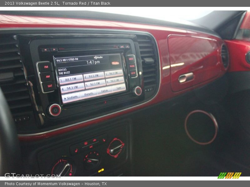 Tornado Red / Titan Black 2013 Volkswagen Beetle 2.5L