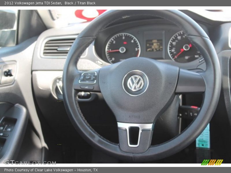 Black / Titan Black 2012 Volkswagen Jetta TDI Sedan