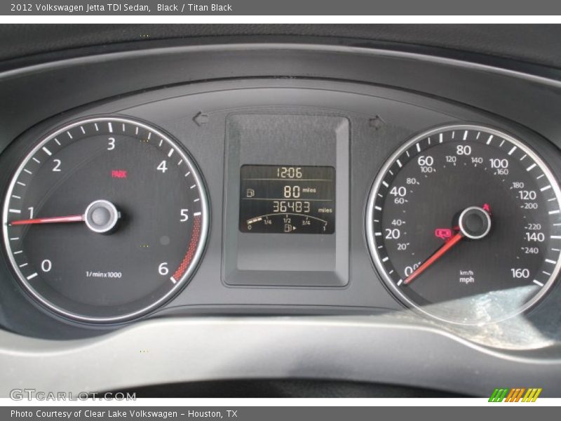 Black / Titan Black 2012 Volkswagen Jetta TDI Sedan