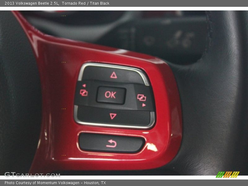 Tornado Red / Titan Black 2013 Volkswagen Beetle 2.5L