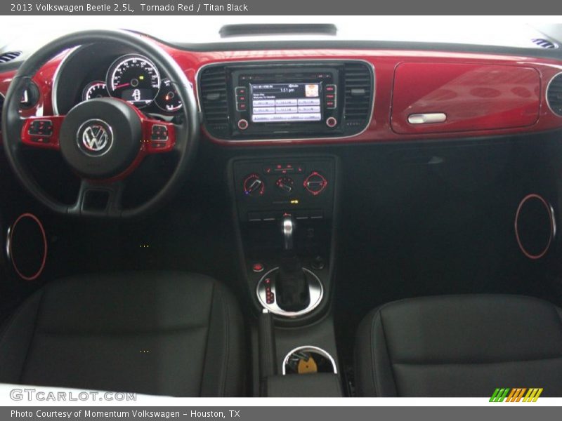 Tornado Red / Titan Black 2013 Volkswagen Beetle 2.5L