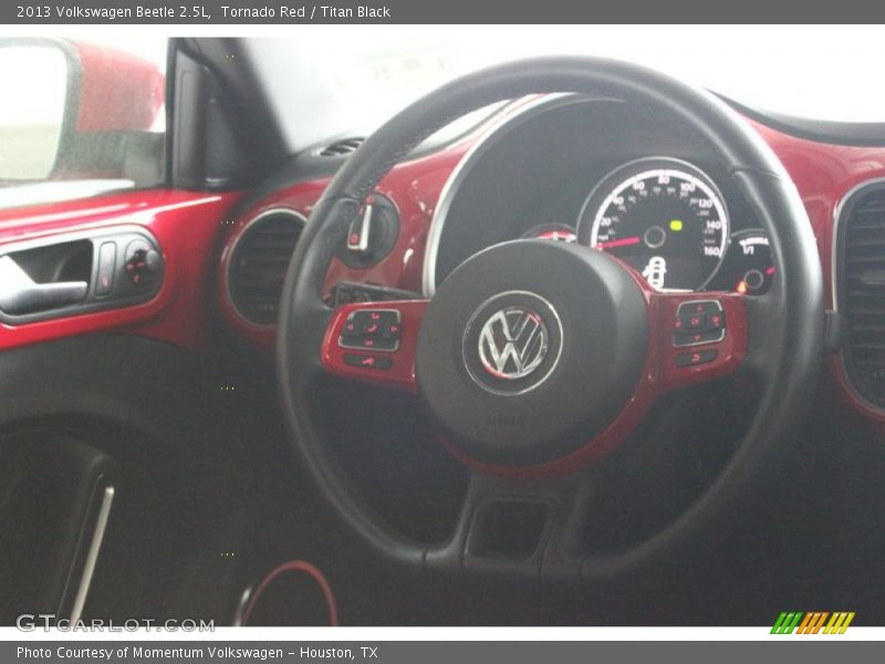 Tornado Red / Titan Black 2013 Volkswagen Beetle 2.5L