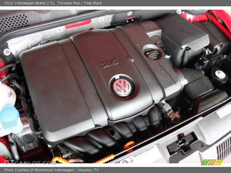 Tornado Red / Titan Black 2013 Volkswagen Beetle 2.5L