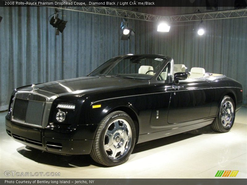 2008 Rolls-Royce Phantom Drophead Coupe, Diamond Black / Light Creme/Black with Piano Black Wood - 2008 Rolls-Royce Phantom Drophead Coupe 