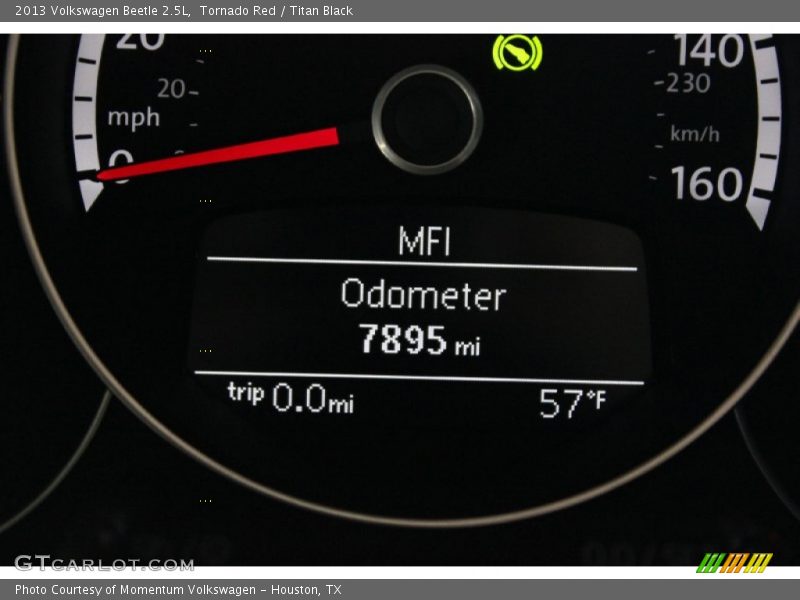Tornado Red / Titan Black 2013 Volkswagen Beetle 2.5L