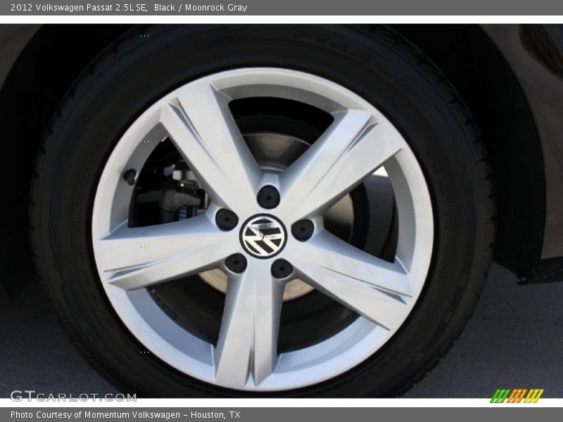 Black / Moonrock Gray 2012 Volkswagen Passat 2.5L SE