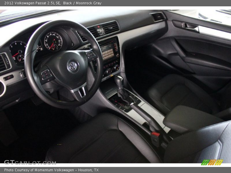 Black / Moonrock Gray 2012 Volkswagen Passat 2.5L SE