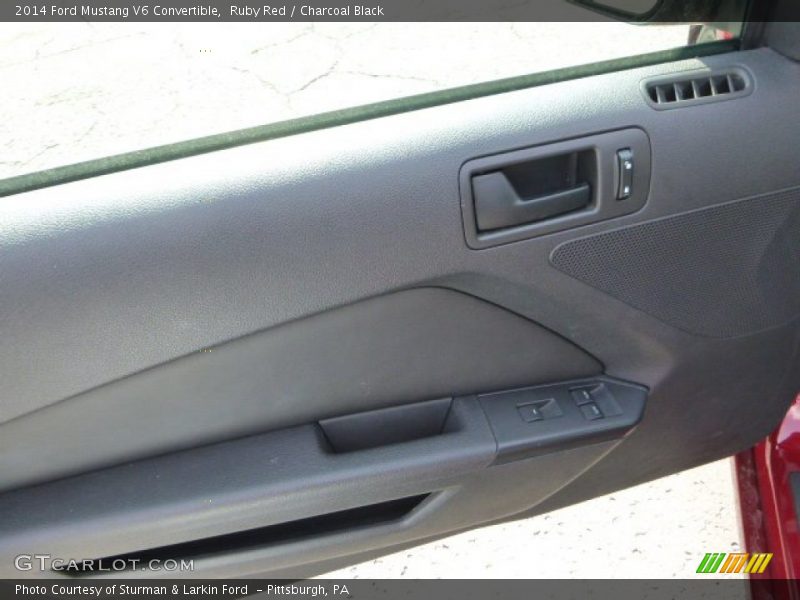 Ruby Red / Charcoal Black 2014 Ford Mustang V6 Convertible