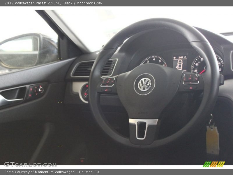 Black / Moonrock Gray 2012 Volkswagen Passat 2.5L SE