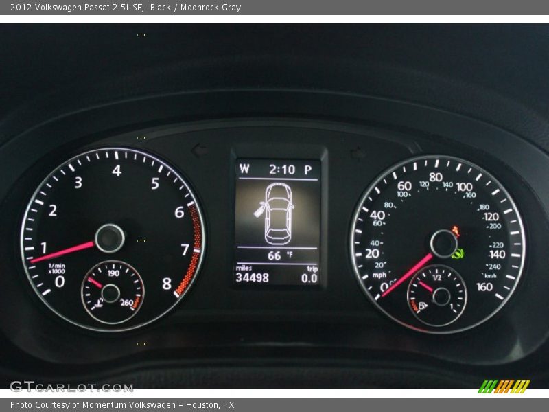 Black / Moonrock Gray 2012 Volkswagen Passat 2.5L SE