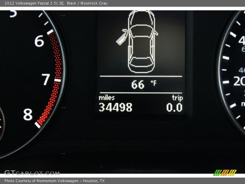 Black / Moonrock Gray 2012 Volkswagen Passat 2.5L SE