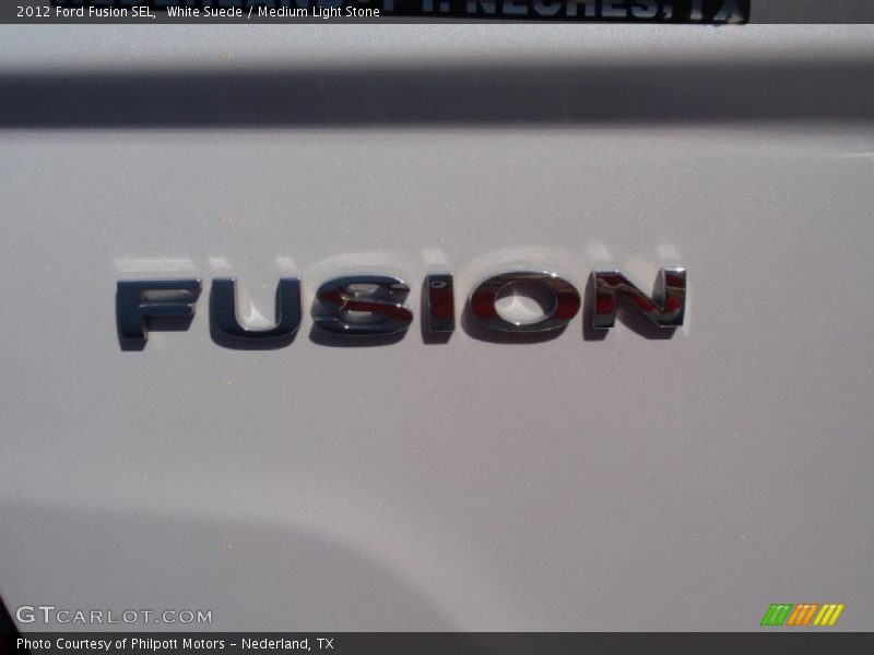 White Suede / Medium Light Stone 2012 Ford Fusion SEL