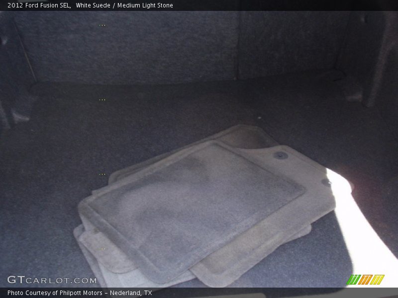 White Suede / Medium Light Stone 2012 Ford Fusion SEL