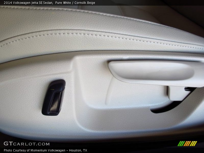 Pure White / Cornsilk Beige 2014 Volkswagen Jetta SE Sedan