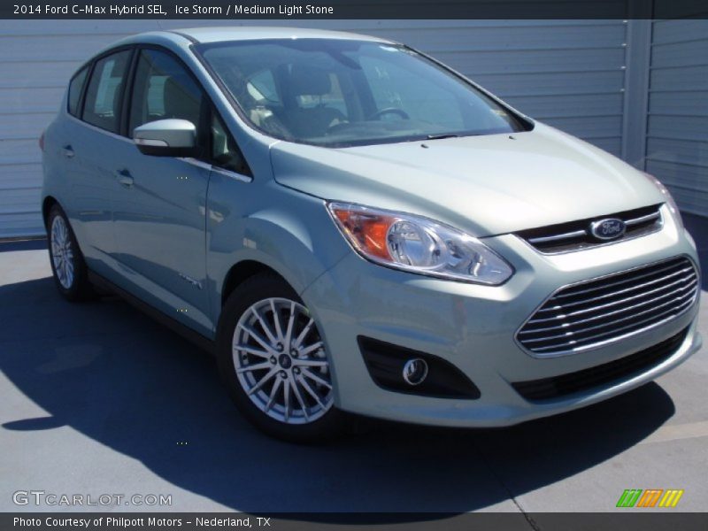 Front 3/4 View of 2014 C-Max Hybrid SEL
