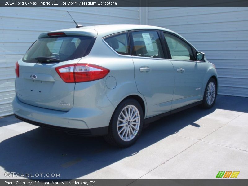 Ice Storm / Medium Light Stone 2014 Ford C-Max Hybrid SEL