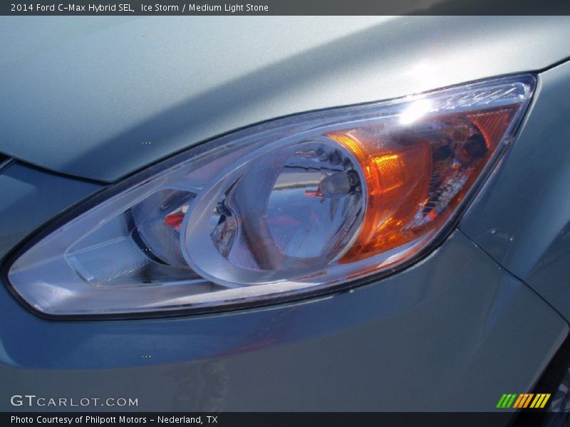 Ice Storm / Medium Light Stone 2014 Ford C-Max Hybrid SEL