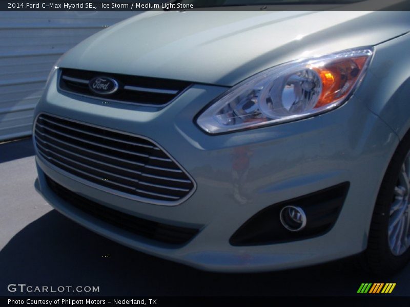 Ice Storm / Medium Light Stone 2014 Ford C-Max Hybrid SEL
