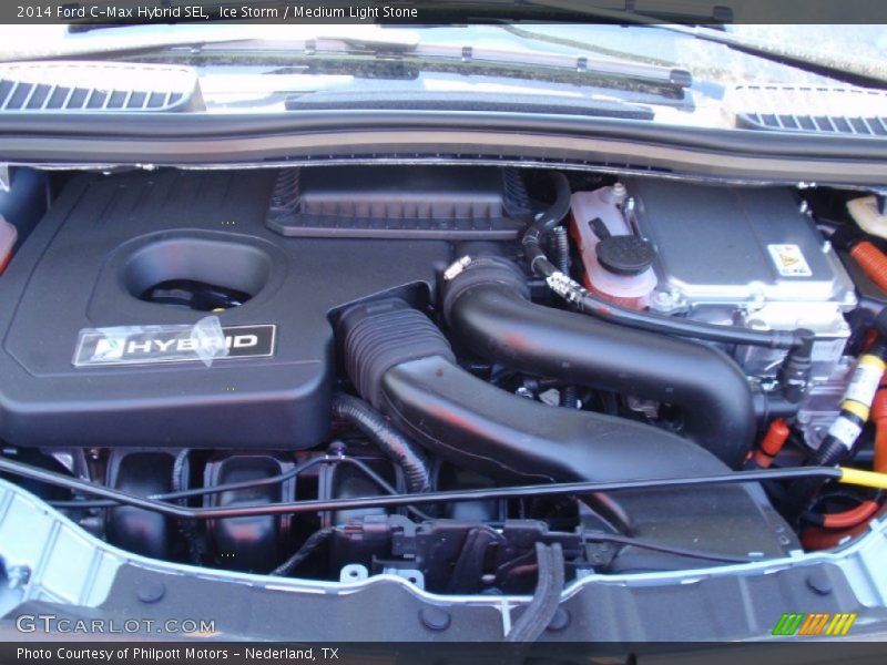 Ice Storm / Medium Light Stone 2014 Ford C-Max Hybrid SEL