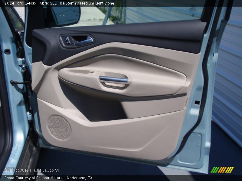 Ice Storm / Medium Light Stone 2014 Ford C-Max Hybrid SEL