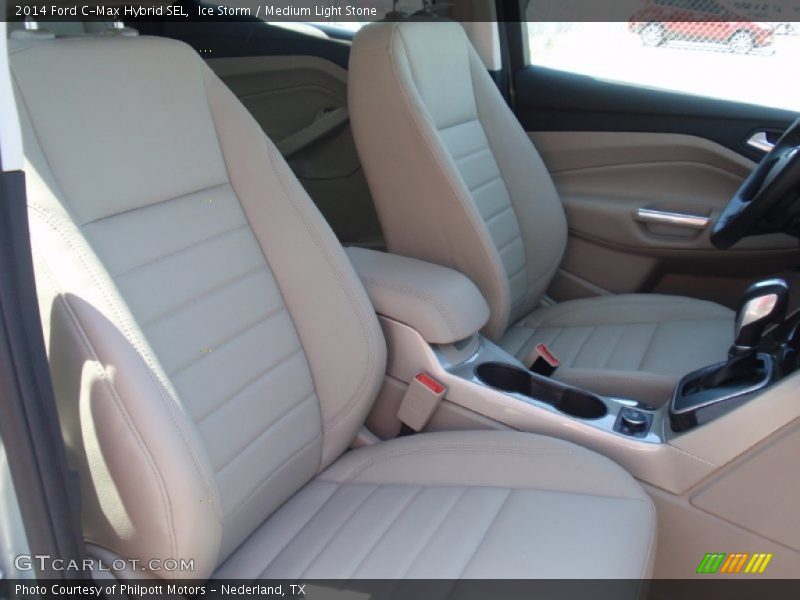 Ice Storm / Medium Light Stone 2014 Ford C-Max Hybrid SEL