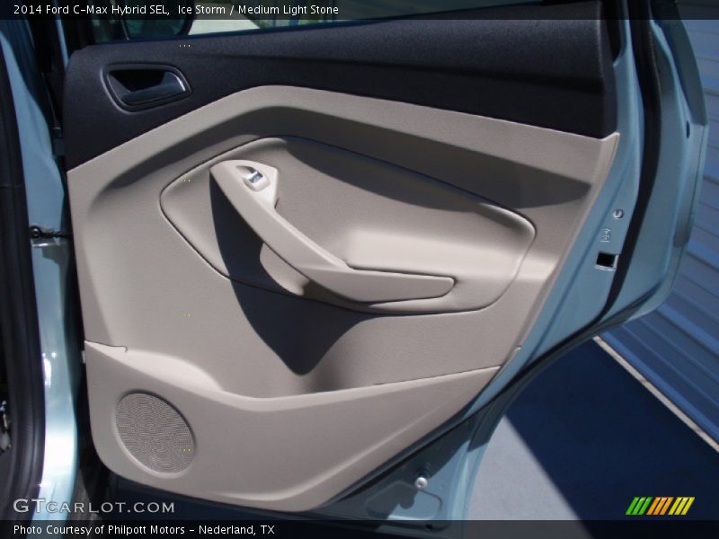 Ice Storm / Medium Light Stone 2014 Ford C-Max Hybrid SEL