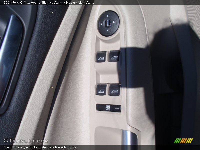 Ice Storm / Medium Light Stone 2014 Ford C-Max Hybrid SEL