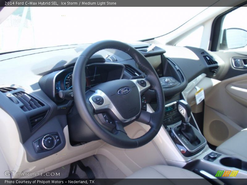 Dashboard of 2014 C-Max Hybrid SEL