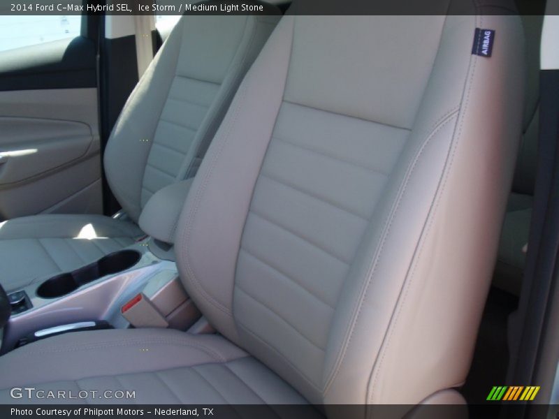 Ice Storm / Medium Light Stone 2014 Ford C-Max Hybrid SEL
