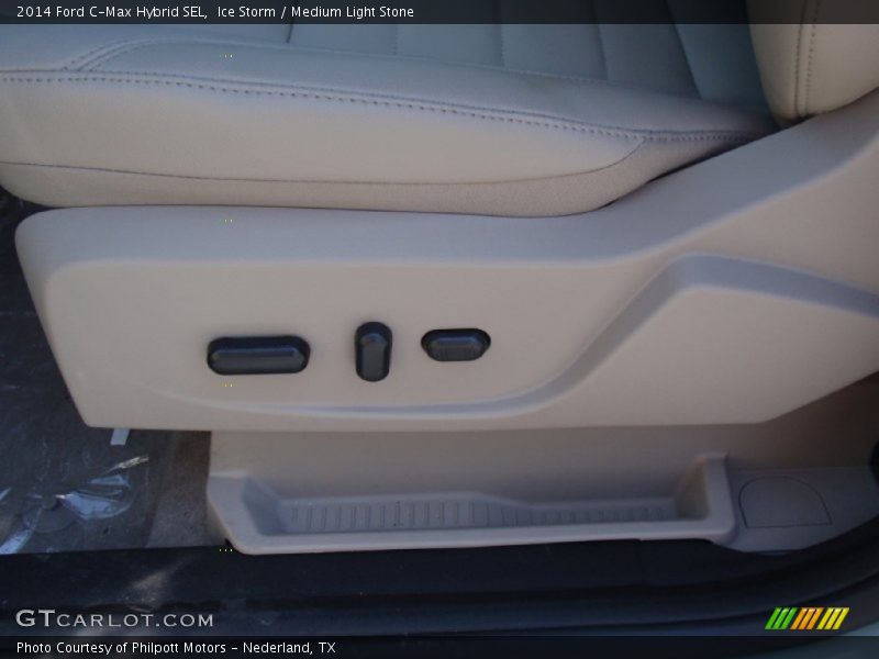 Ice Storm / Medium Light Stone 2014 Ford C-Max Hybrid SEL