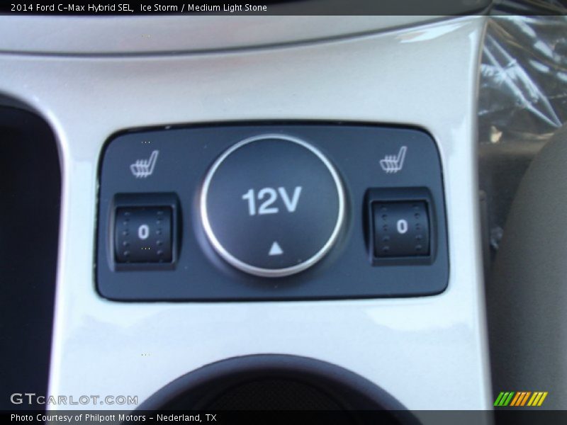 Ice Storm / Medium Light Stone 2014 Ford C-Max Hybrid SEL