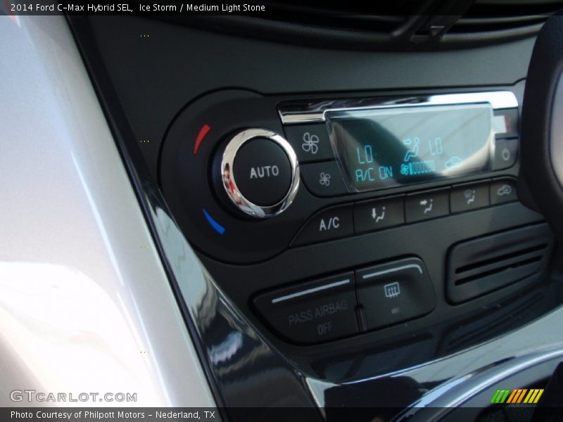 Ice Storm / Medium Light Stone 2014 Ford C-Max Hybrid SEL