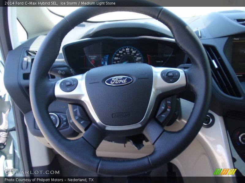 2014 C-Max Hybrid SEL Steering Wheel